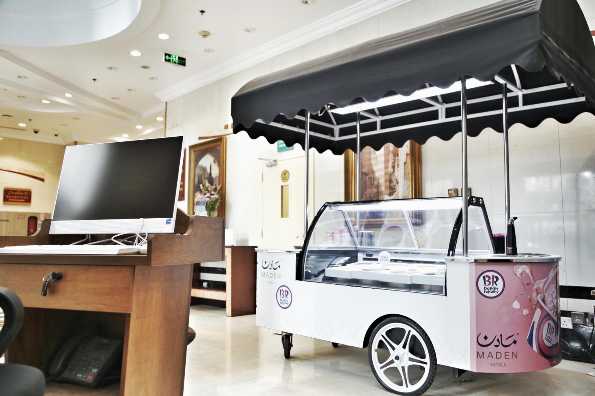 Maden Alrawda Hotel Medina Exterior photo A Baskin Robbins cart in Dubai